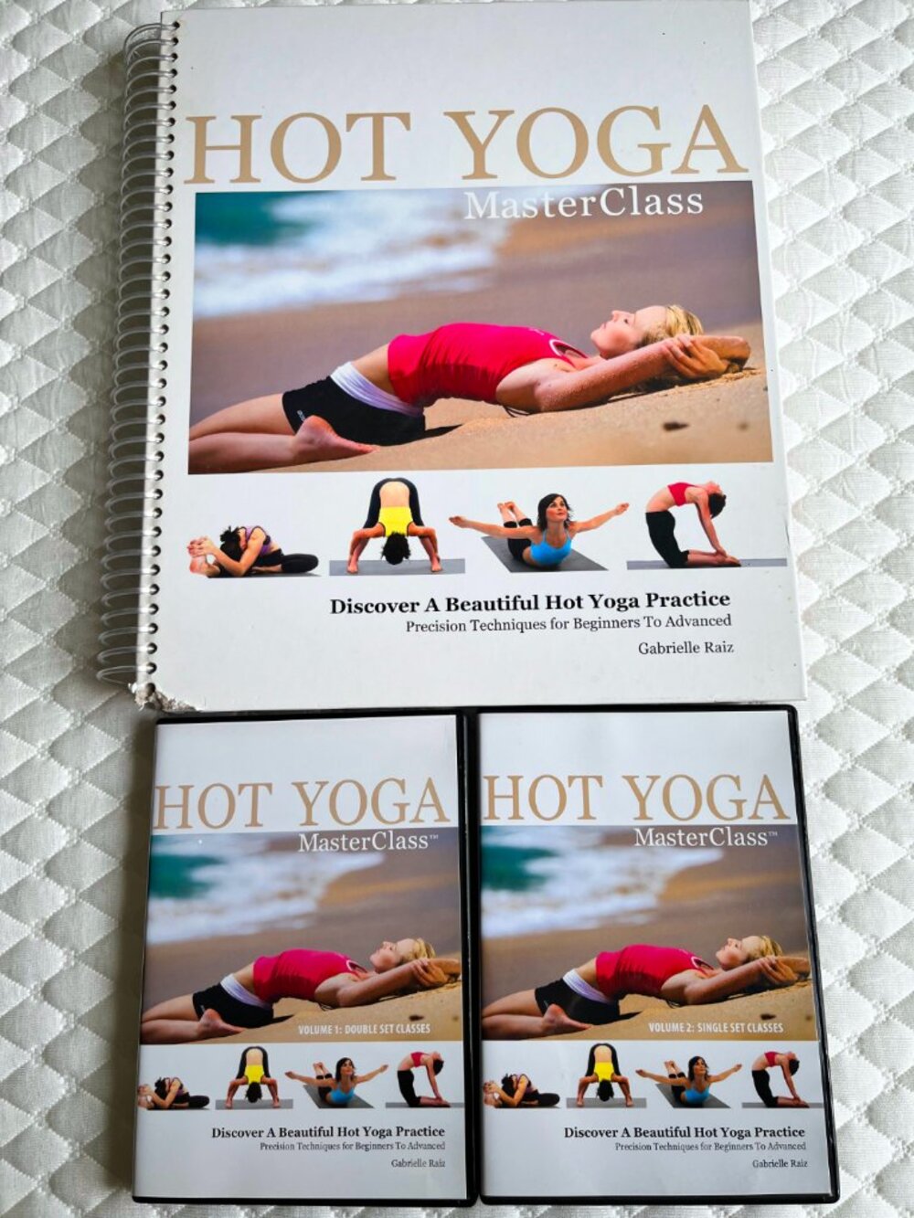 Bikram Yoga- Complete Hot Yoga MasterClass - Complete set by Gabrielle Raiz!